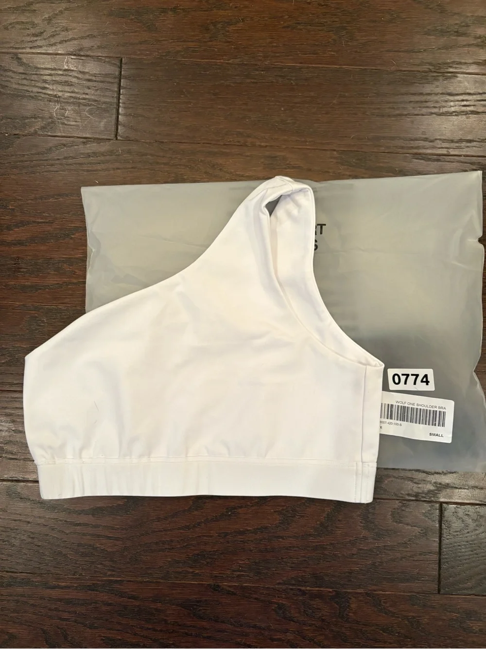 Darc Sport One-Shoulder White Camisole